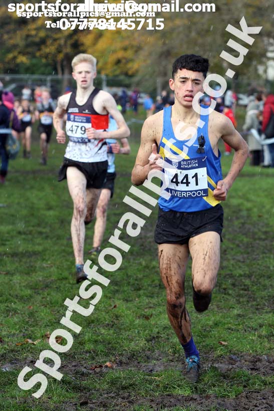 Boys under-15s 2017 British Athletics Liverpool Cross Challenge, Sefton Park, Liverpool. Photo:  David T. Hewitson/Sports for All Pics